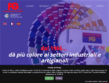 Tablet Screenshot of fgverniciatura.com